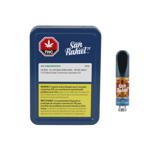 OG Chemdawg Live Resin Cartridge - OG Chemdawg Live Resin Cartridge 0.5G